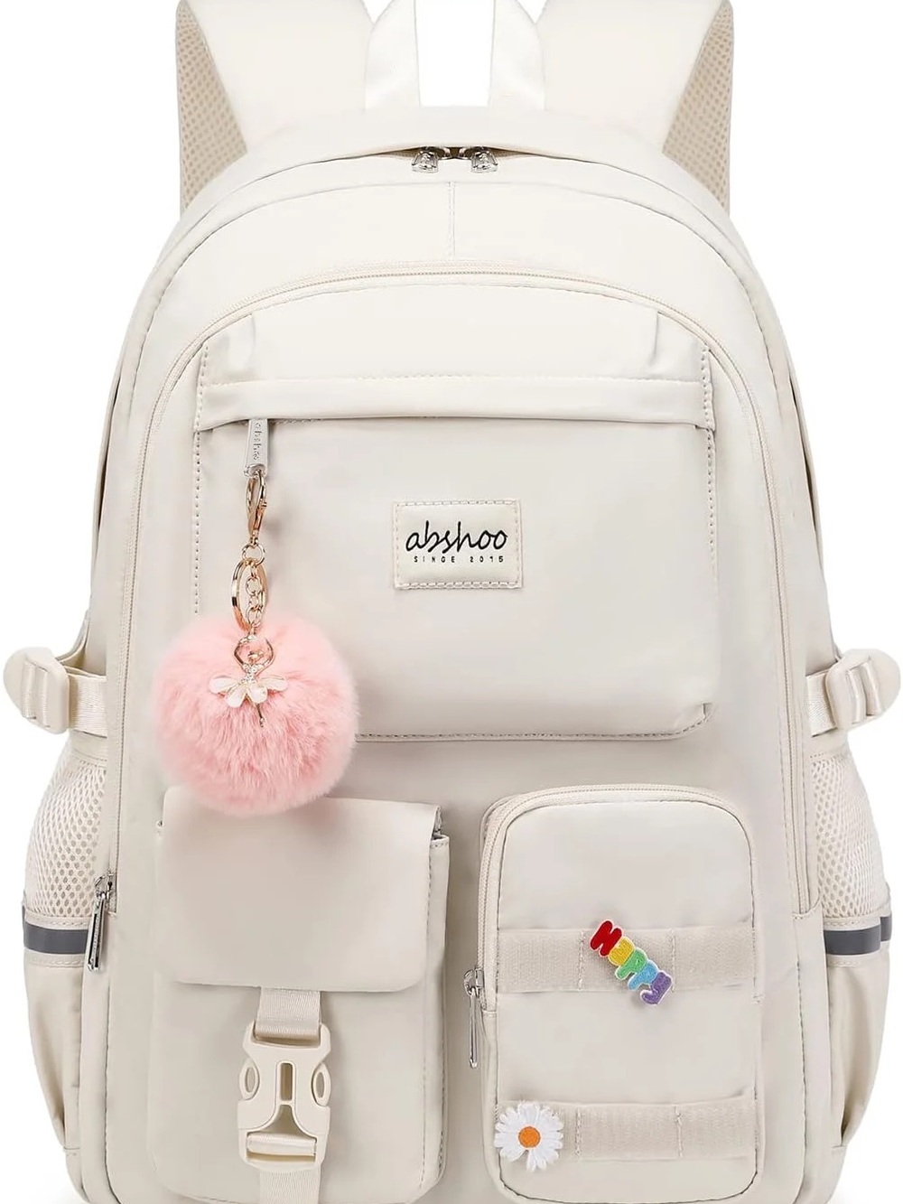 Abshoo Cream Laptop Backpack Used Great condition Multi-Pocket School & more